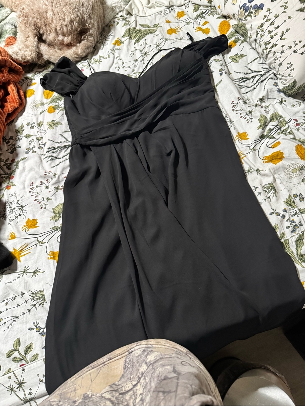 City Chic Entwine Tulip Drape Maxi Dress - black - Picture 6 of 7